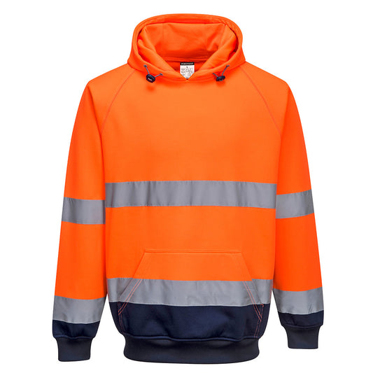 PORTWEST Hi-Vis Two-Tone Hooded Sweater