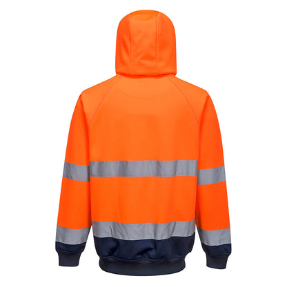 PORTWEST Hi-Vis Two-Tone Hooded Sweater