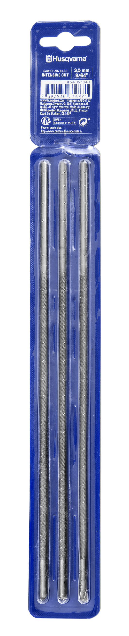HUSQVARNA File Round 4,5 mm 3-Pack Intensive Cut
