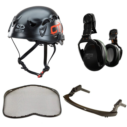 CLIMBING TECHNOLOGY X-ARBOR Helmet Bundle EXC - Black