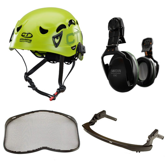 CLIMBING TECHNOLOGY X-ARBOR Helmet Bundle EXC - Green