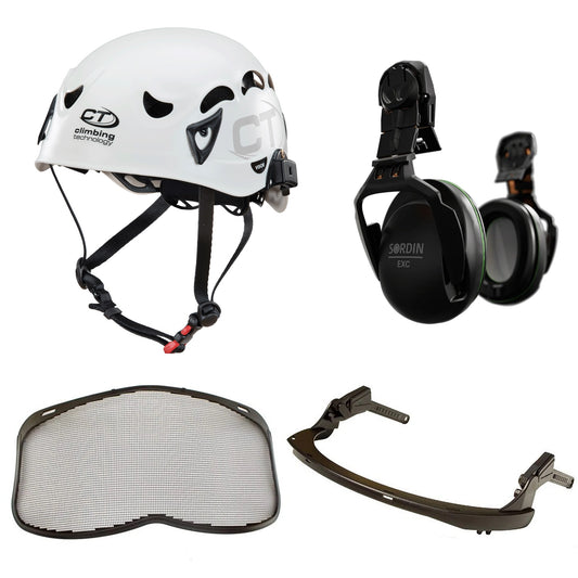 CLIMBING TECHNOLOGY X-ARBOR Helmet Bundle EXC - White