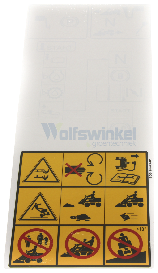 HUSQVARANA DECAL - 506944801 / 506 94 48-01