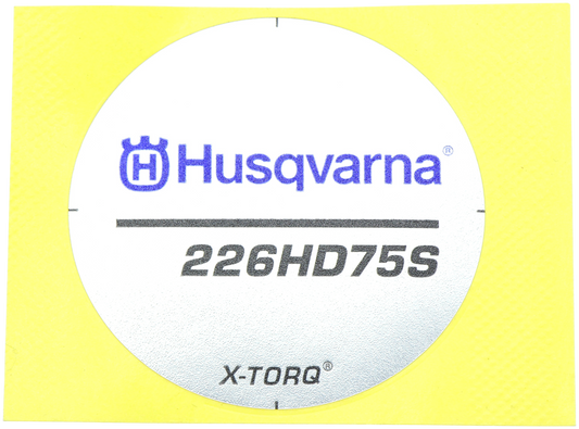 HUSQVARNA LABEL,RECOIL - 528051701 / 528 05 17-01