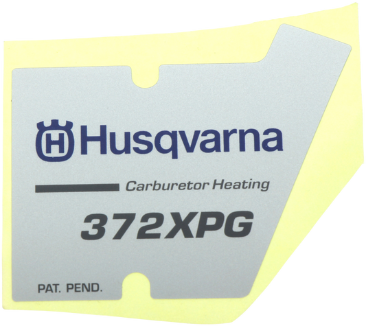 HUSQVARNA DECAL - 537230206 / 537 23 02-06