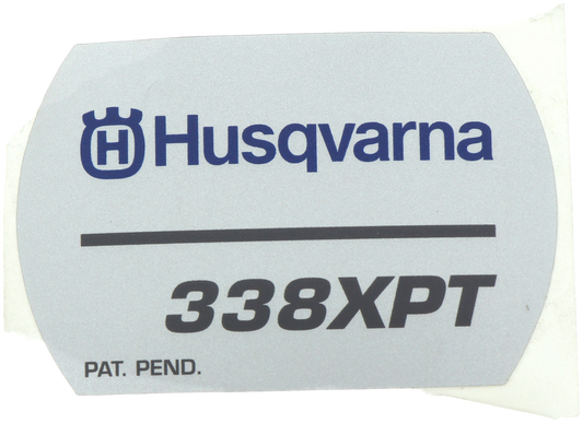 HUSQVARNA DECAL 338 XPT - 544116503 / 544 11 65-03