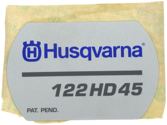 HUSQVARNA DECAL STARTER - 576120801 / 576 12 08-01