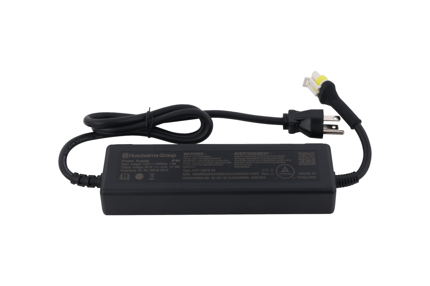 HUSQVARNA POWER UNIT POWER SUPPLY 4.2A U - 599662604 / 599 66 26-04
