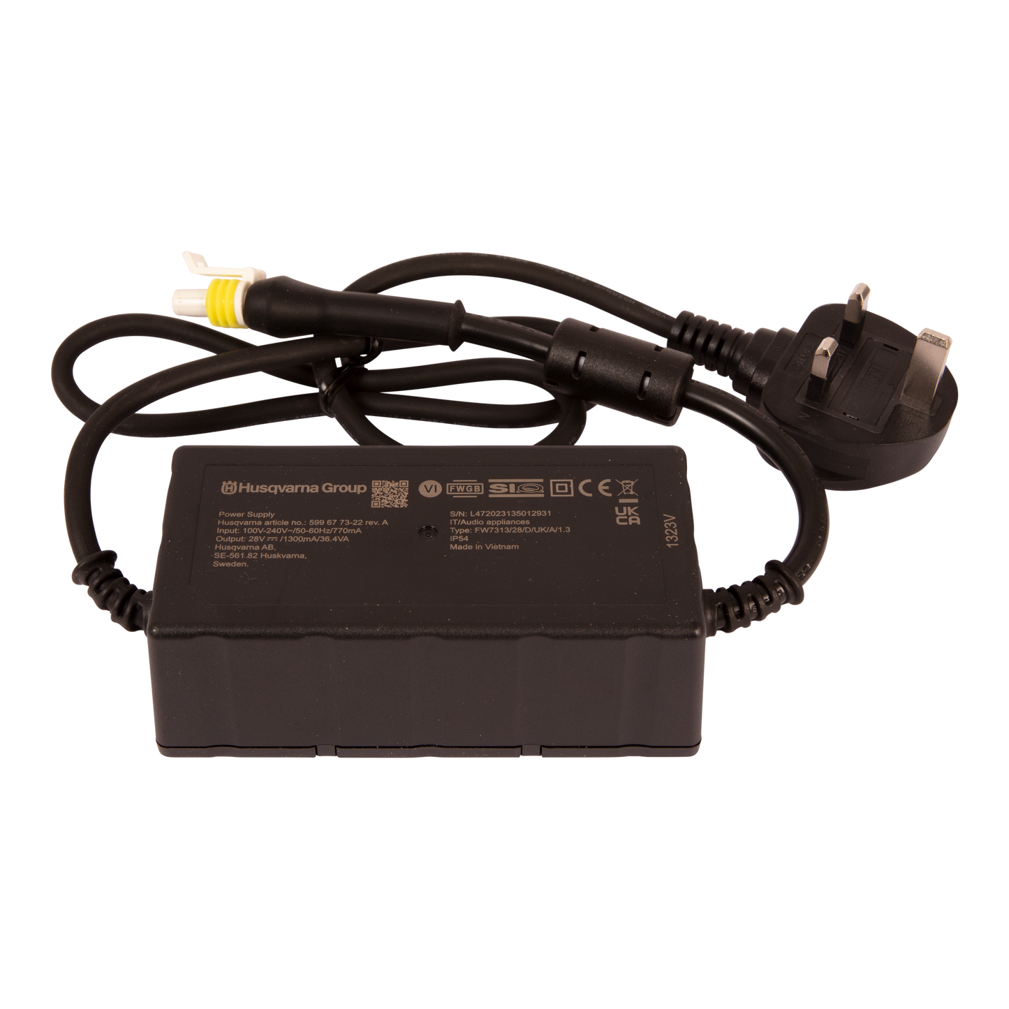 HUSQVARNA POWER UNIT POWER SUPPLY 1.3A U - 599677322/599 67 73-22