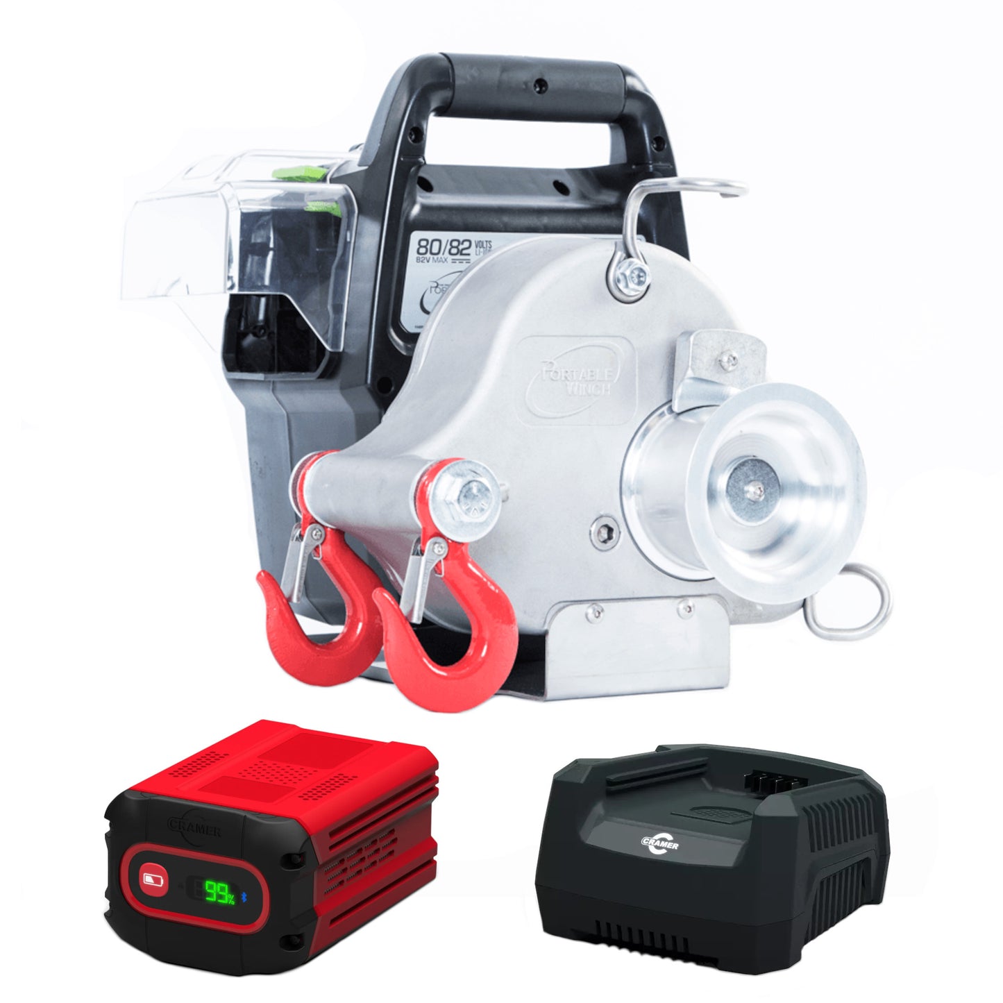 Portable Winch PCW3000-LI-K Battery Pulling Winch Kit