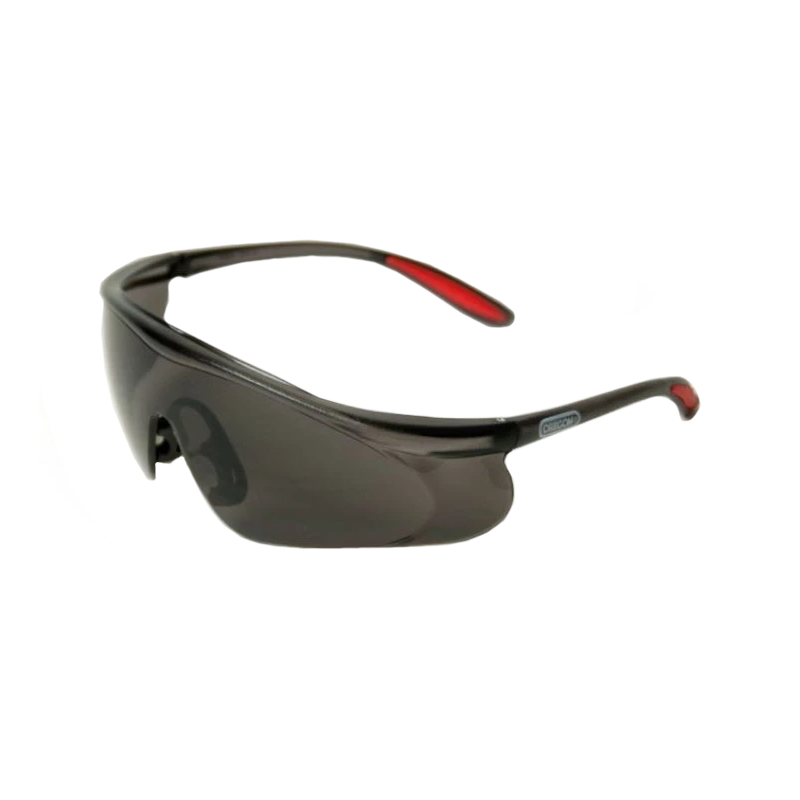 OREGON Safety Glasses with Black/Red Frame