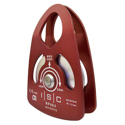 ISC Medium Single Prussik Pulley - Aluminium - Bushing