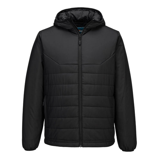 PORTWEST Hooded Insulated Baffle Jacket