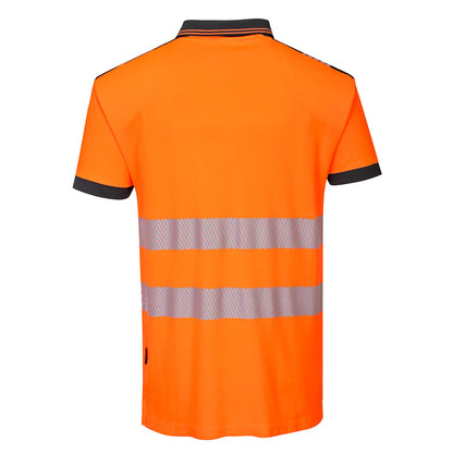 PORTWEST PW3 Hi-Vis Cotton Comfort Polo Shirt