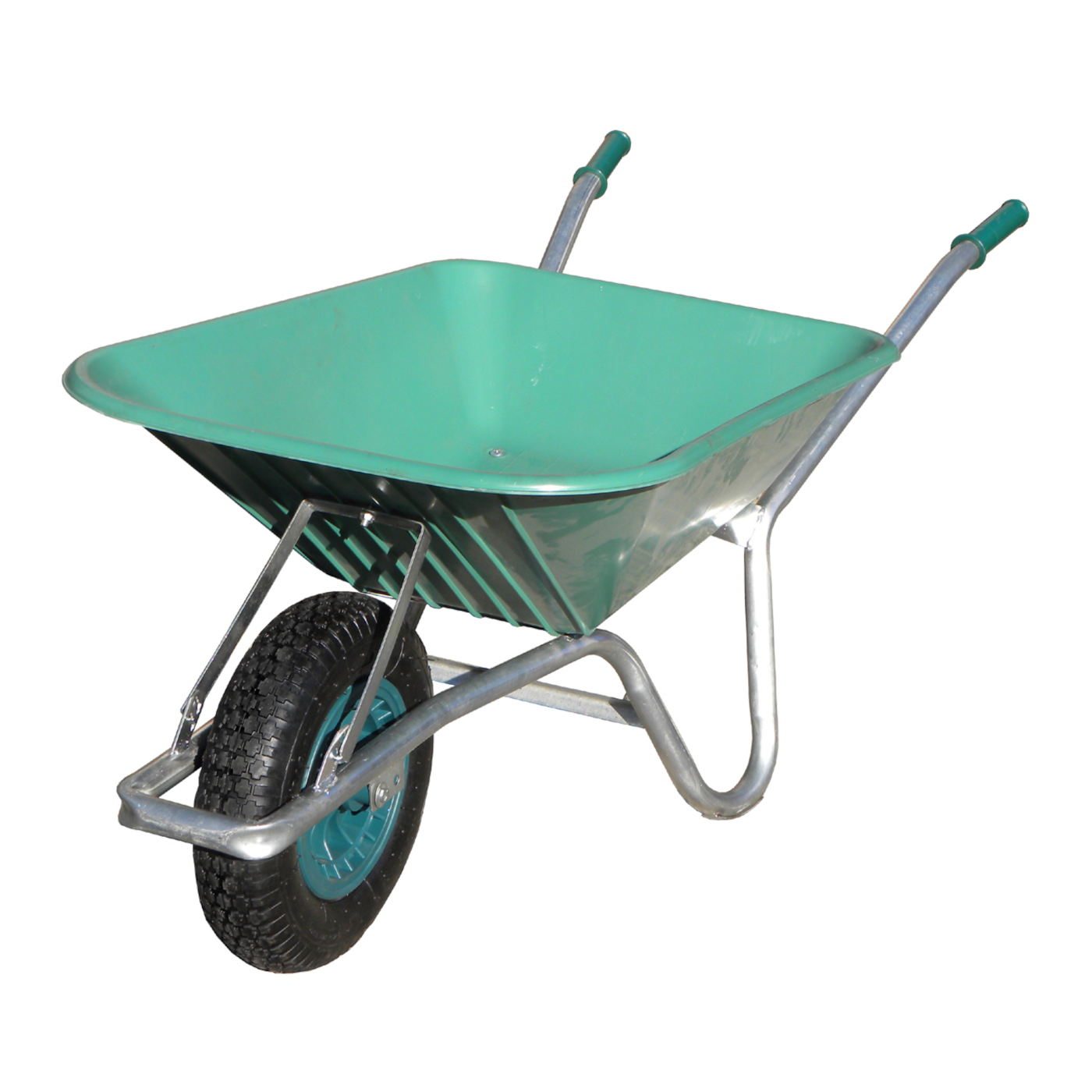 TM 90 Ltr Green Wheelbarrow