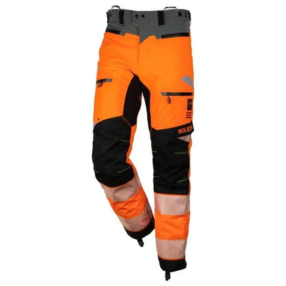 SOLIDUR ULPHRI1A Hi-Vis Ultralight CL 1 Type A Mens Chainsaw Trousers