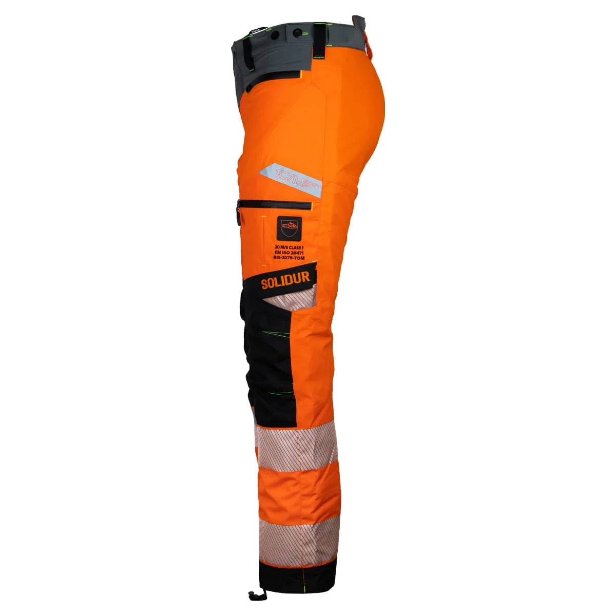 SOLIDUR ULPHRI1C Hi-Vis Ultralight CL 1 Type C Mens Chainsaw Trousers