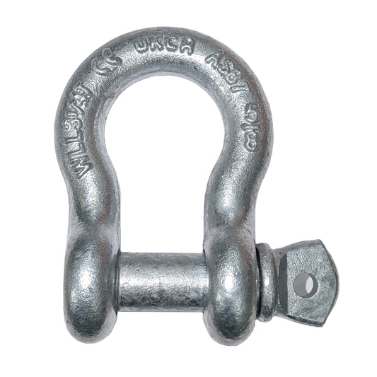 16mm 3.25ton WLL Lifting Bow Shackle Screw Pin - US FEDERAL RR-C-271