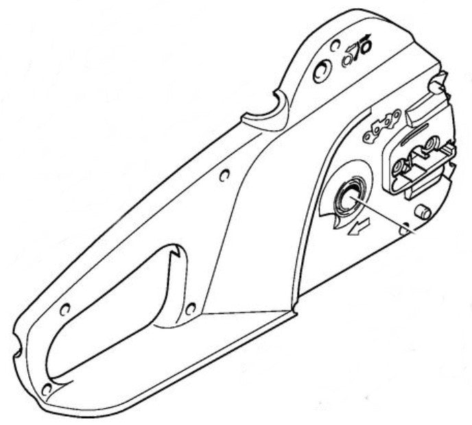 STIHL Handle housing 12087901003 / 1208 790 1003