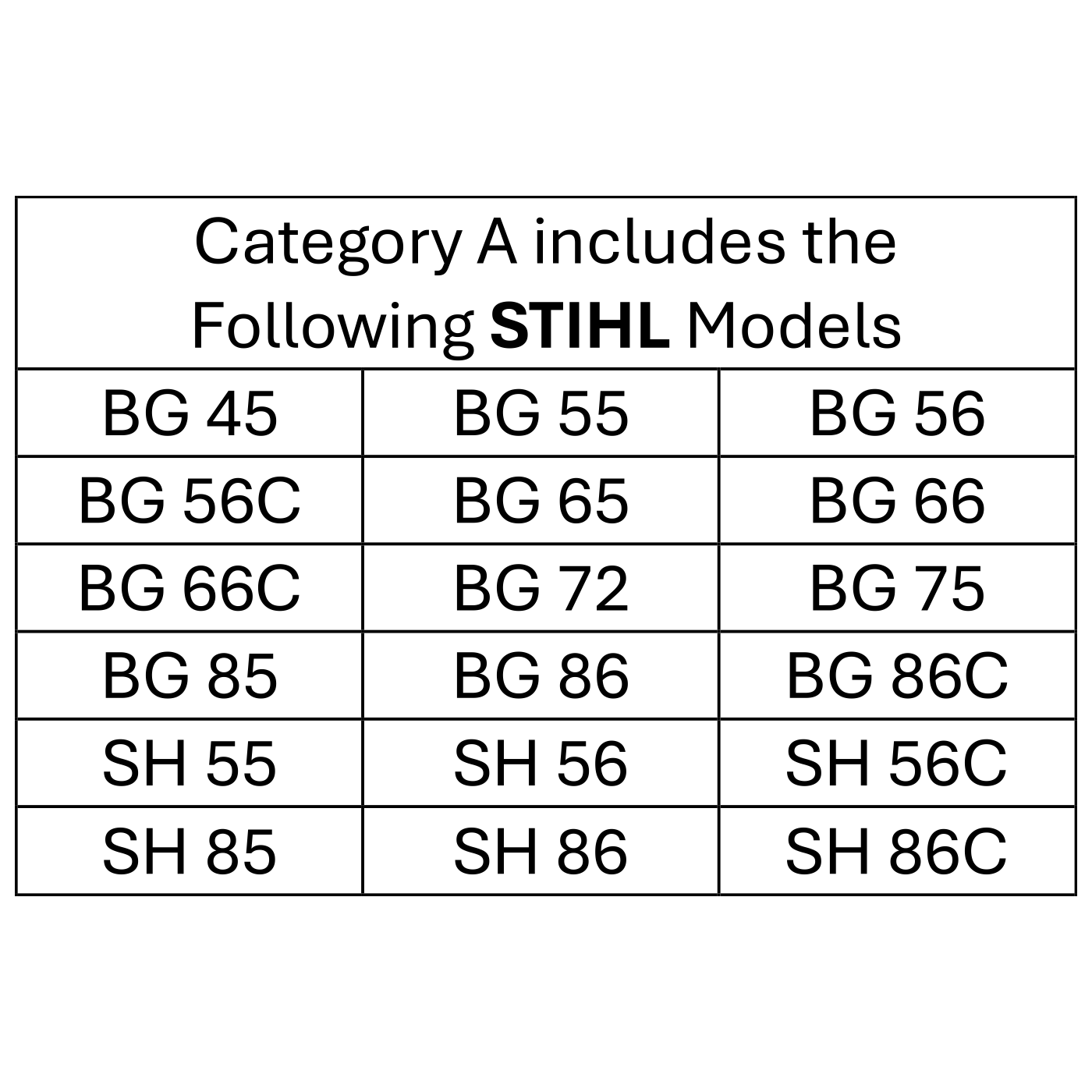 Stihl Blower Service