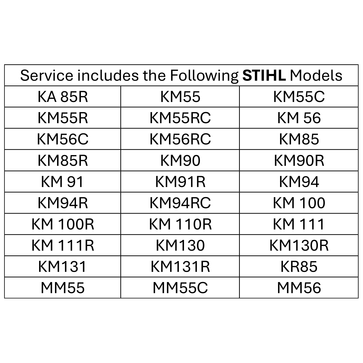 Stihl Kombi Engine Service