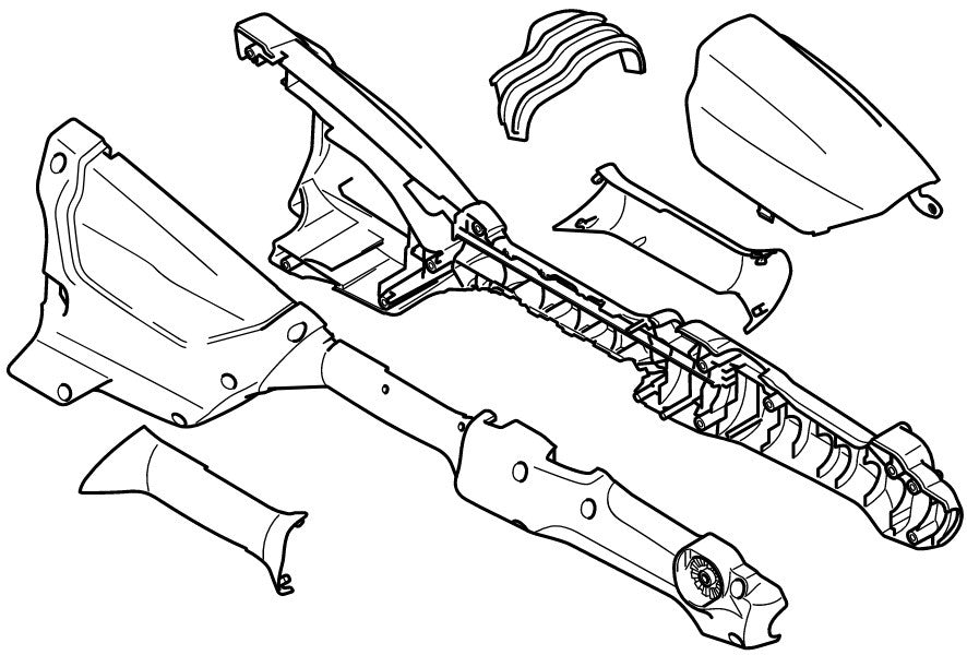 STIHL Handle housing 45227901060 / 4522 790 1060