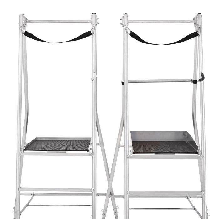 HENCHMAN Hi-Step Platform Ladder Accessories - Guard Rail and toe board