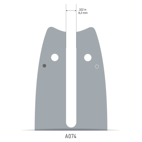 OREGON 16in AdvanceCut Bar - 3/8in Low Profile 1.3mm A074