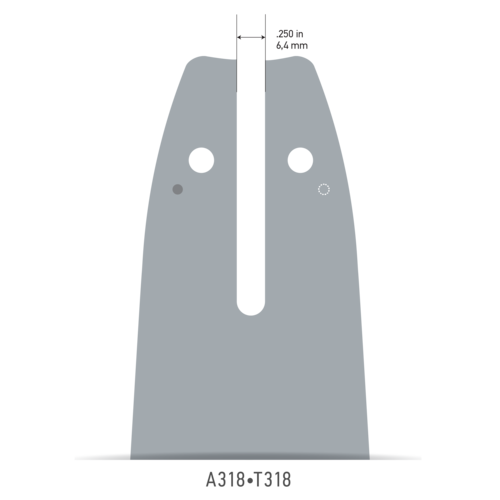 OREGON 16in AdvanceCut Bar - 3/8in Low Profile 1.3mm A318 T318