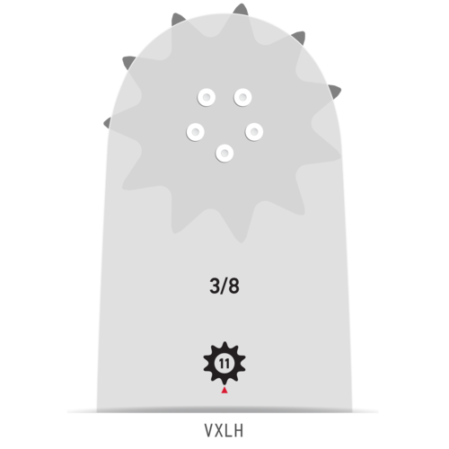 OREGON 15in VersaCut Bar - 3/8in 1.6mm D025
