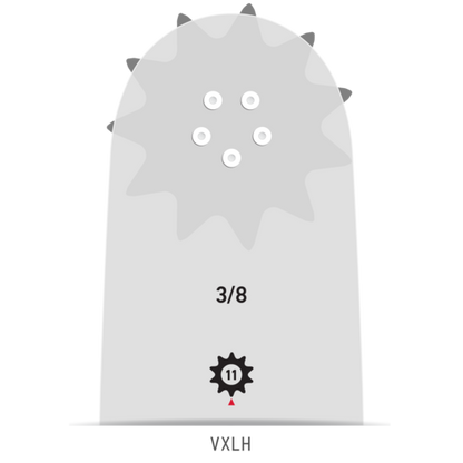 OREGON 15in VersaCut Bar - 3/8in 1.6mm D025