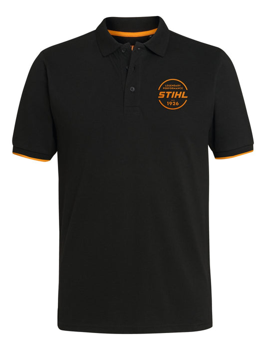 STIHL Polo shirt SZ L LOGO-CIRCLE black 04209001356 / 0420 900 1356