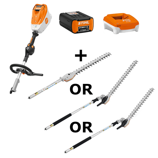 STIHL KMA 120 R KombiMotor Tall Hedges Bundle