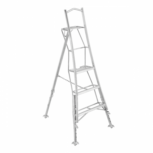 HENCHMAN Original Professional 3 Adjustable Leg Tripod Platform Ladder