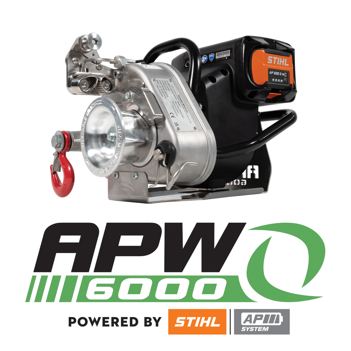PORTABLE WINCH APW6000 Battery Pulling Winch 1500kg