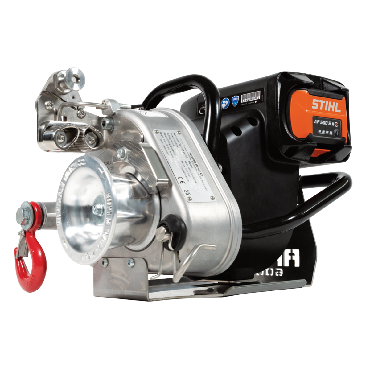 PORTABLE WINCH APW6000 Battery Pulling Winch 1500kg