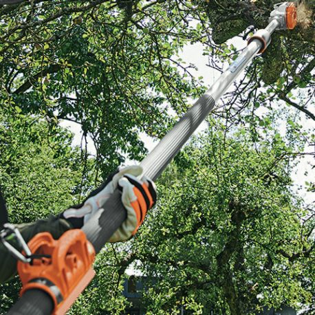 Long reach deals chainsaw pole saw