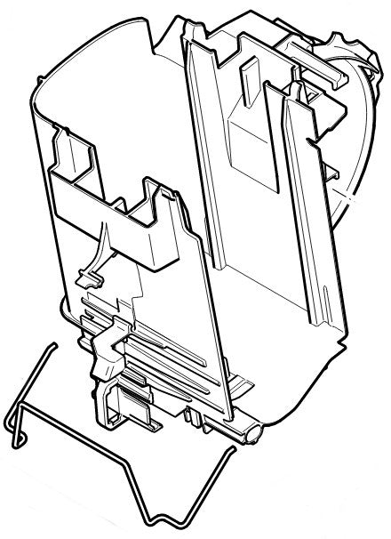 STIHL Battery compartment MA034009400 / MA03 400 9400
